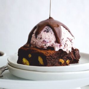 Brownie Chocolate Ice Cream Sundae