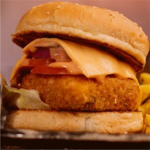 Hot N spicy Paneer Burger