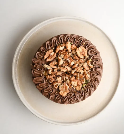 Dry Fruit Chocolate Cake