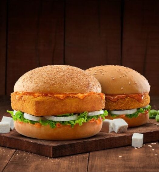 Paneer cheese burger