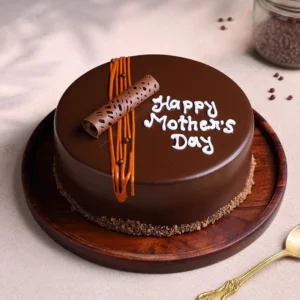 Mothers Day Glazed Chocolate Truffle Cake