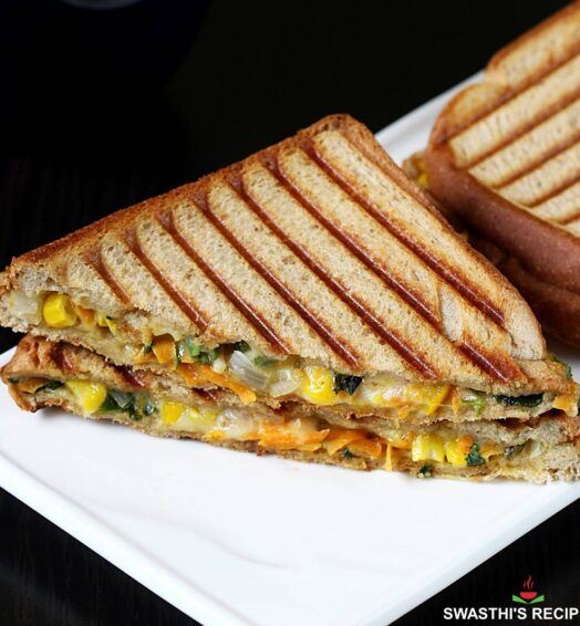 Vegetable Cheese Sandwich