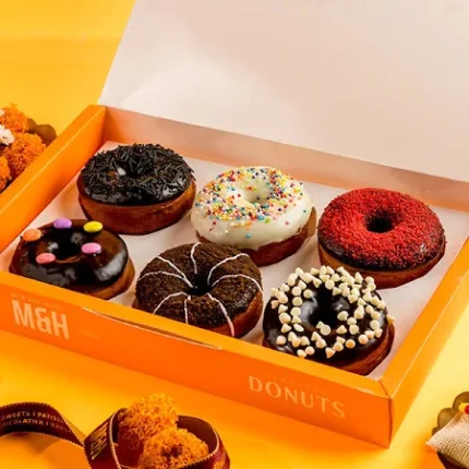 5 Mix Flavour Doughnut Box